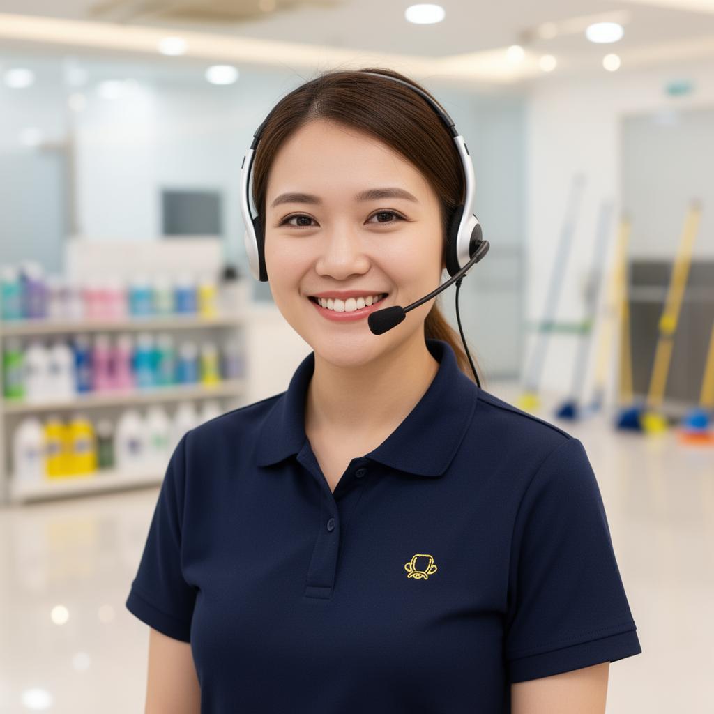 Molina Cleaning customer service representative ready to help with your quote